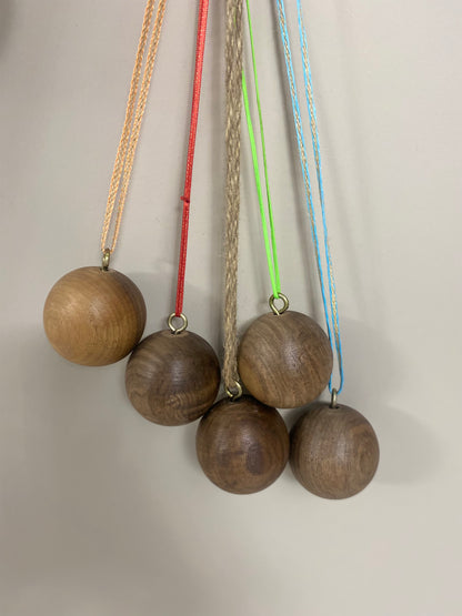 Wood Balls (Set of 5) Wood Home Decor 2" Diameter