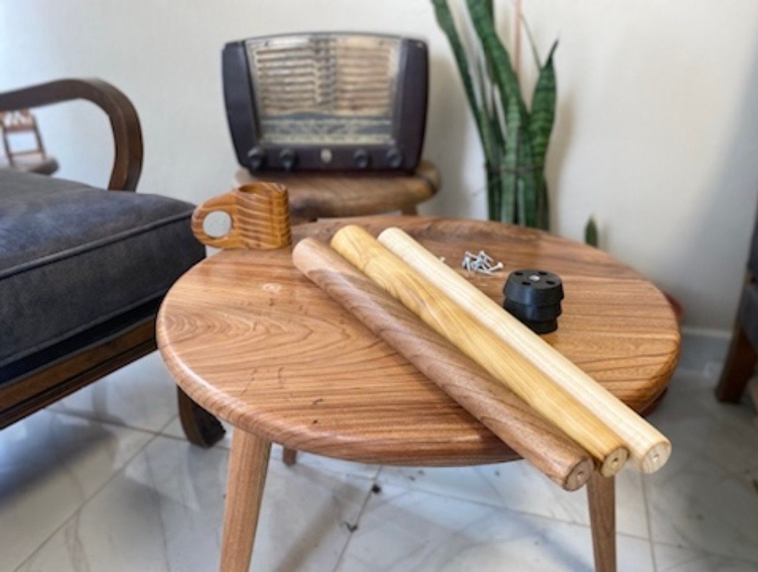 Tapered Wood Coffee Table Legs (a set of 3) Wooden Legs with Mounting Kit Side Table Legs End Table Legs Cherry Wood Legs Ash wood legs