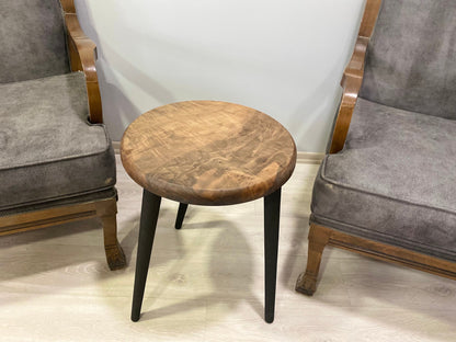 Modern Walnut Wood Coffee Tables and Solid Wood Side Tables - End Tables with Tapered Legs - Various Sizes and Custom Options Available