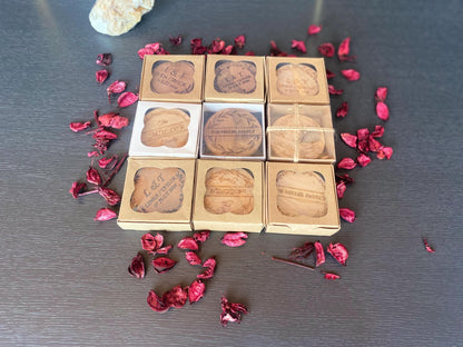 Custom Beech Wood Coasters & Magnets - Personalized Wedding Favors, Solid 3" Wood, Bulk Guest Gifts